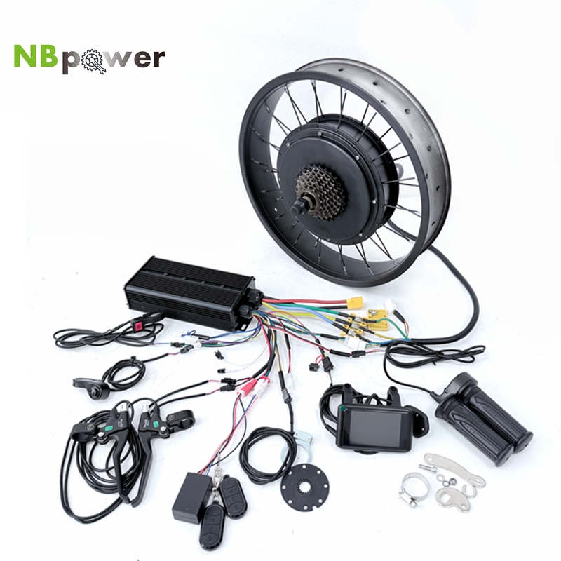72V 5000W Hub Motor Kit - NBpower 72V 5000W 70-90km/h BLDC Hub