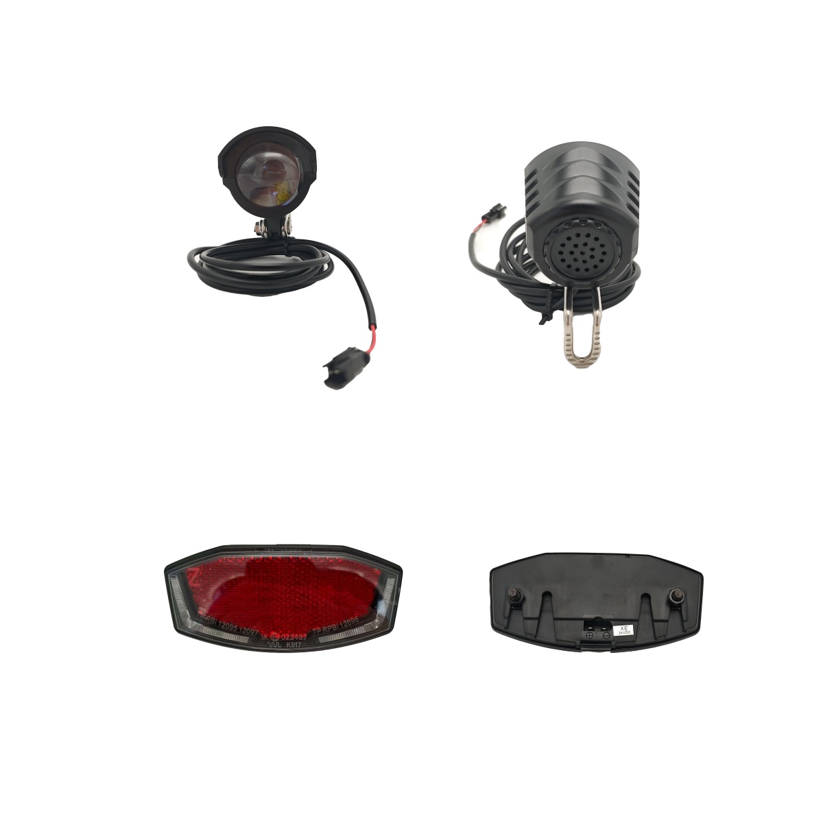 Tongsheng Tsdz2B Mid Drive Motor - 6V Headlight and Taillight for Tongsheng
