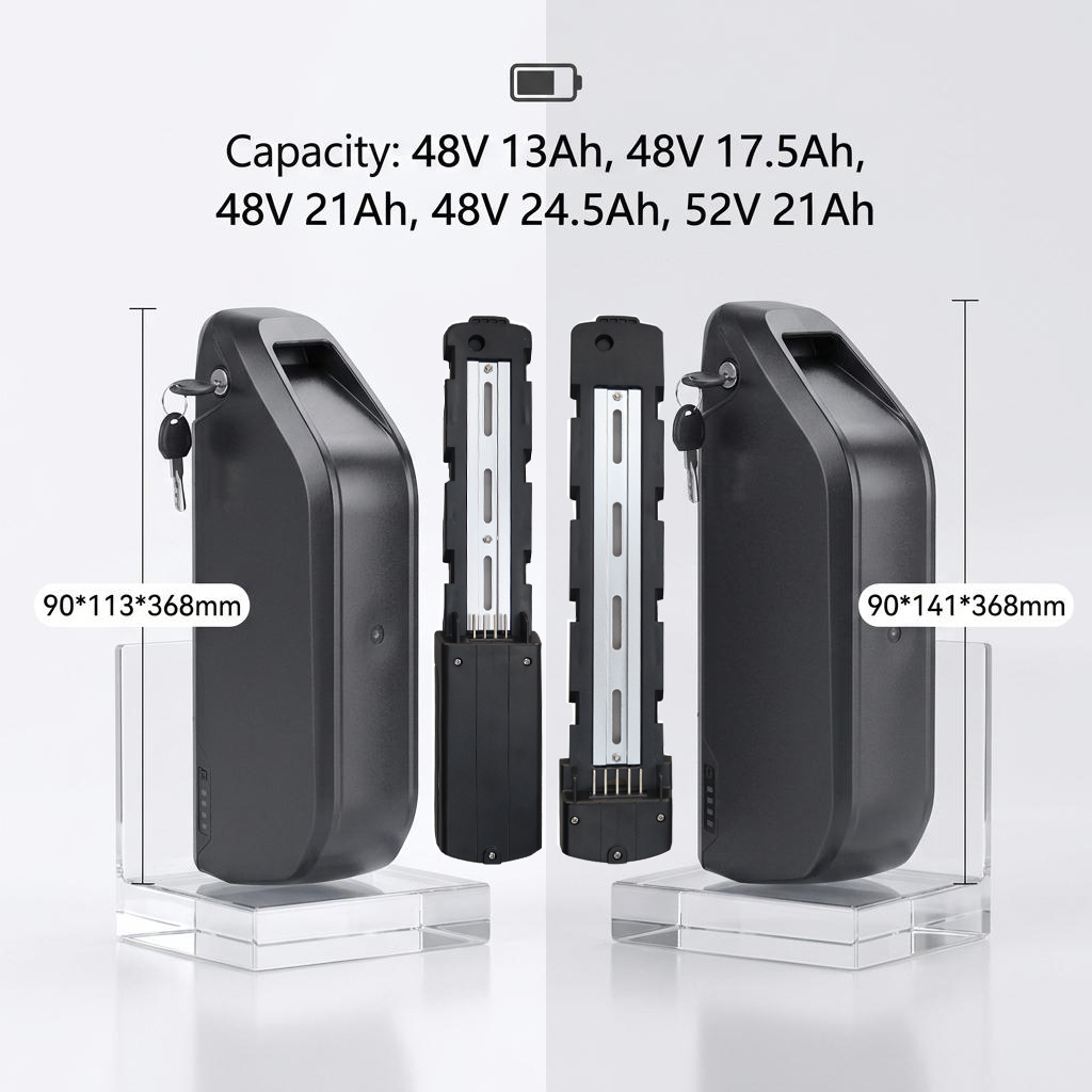 Ebike Battery 48V 20Ah Hailong - 48 Volt Hailong E-Bike Battery 48V