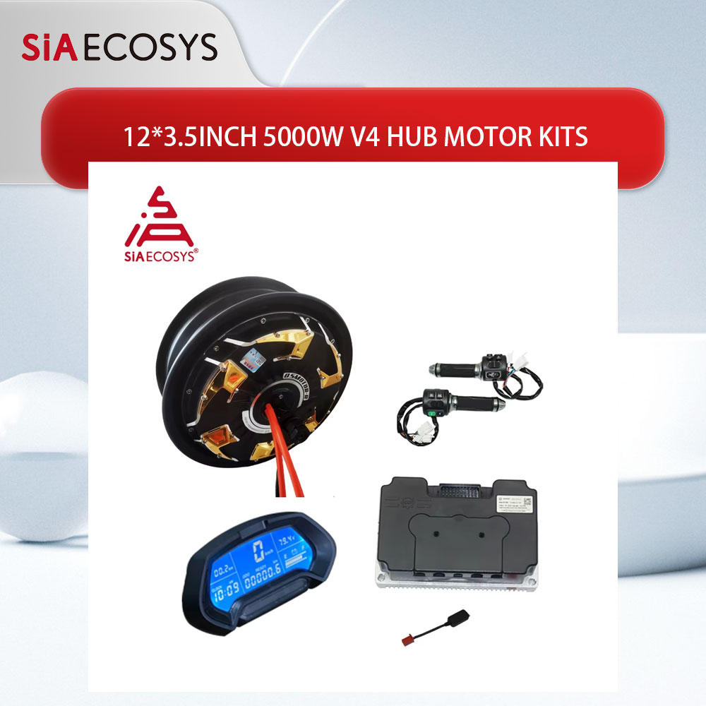 72V 5000W Hub Motor Kit - QS Motor 12*3.5inch 5000W V4 72V