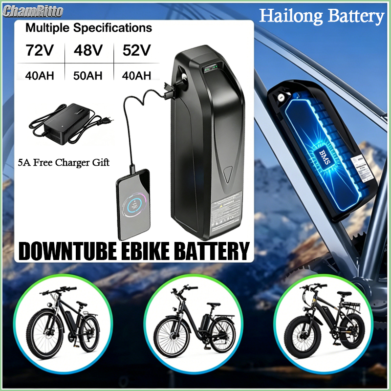 Ebike Battery 48V 20Ah Hailong - Electric Bike Battery Hailong 48V 72V
