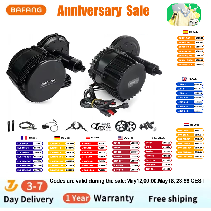 Bafang Bbshd 1000W Conversion Kit - Bafang BBSHD 1000W 48V 68mm Mid