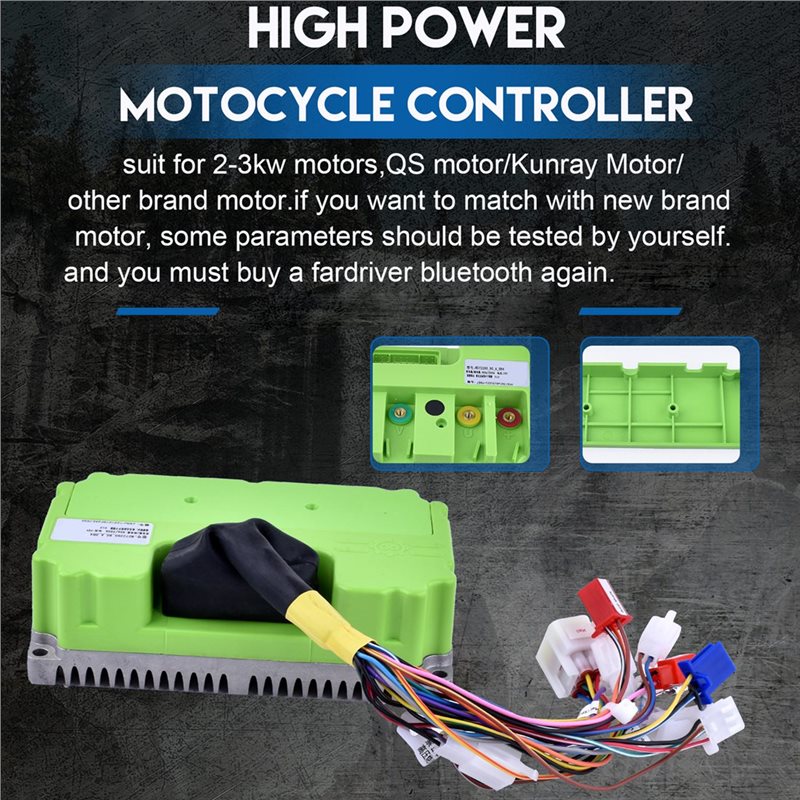 Sine Wave Controller 48V 72V 80A - Fardriver 48V-72V 80A 3KW Sine Wave