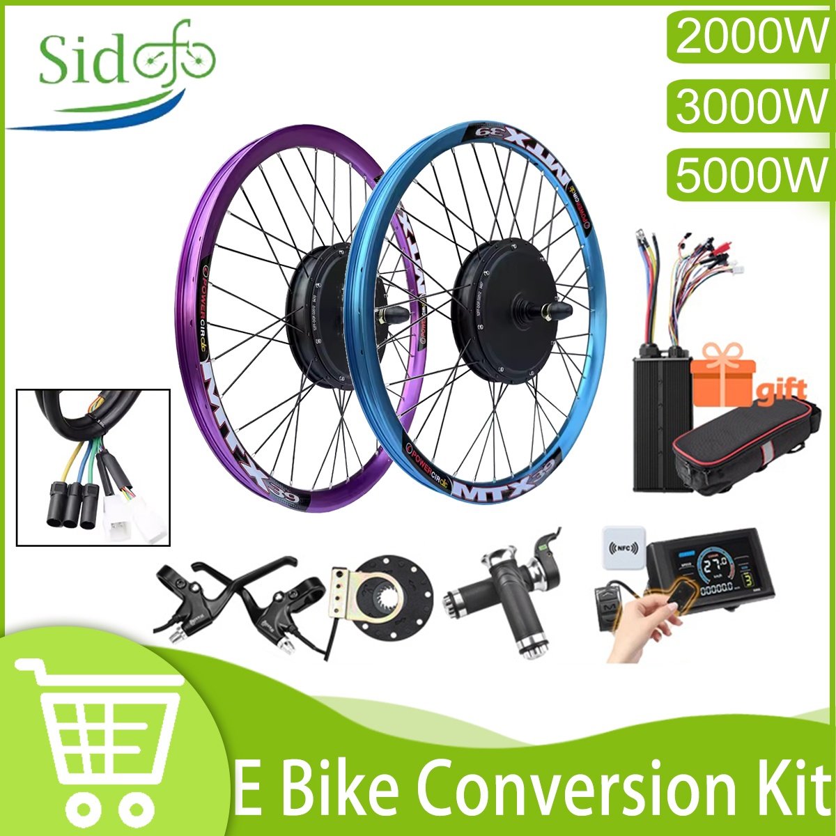 New Upgrade Ebike Conversion K - 72V 5000W Hub Motor Kit ulasan dan harga