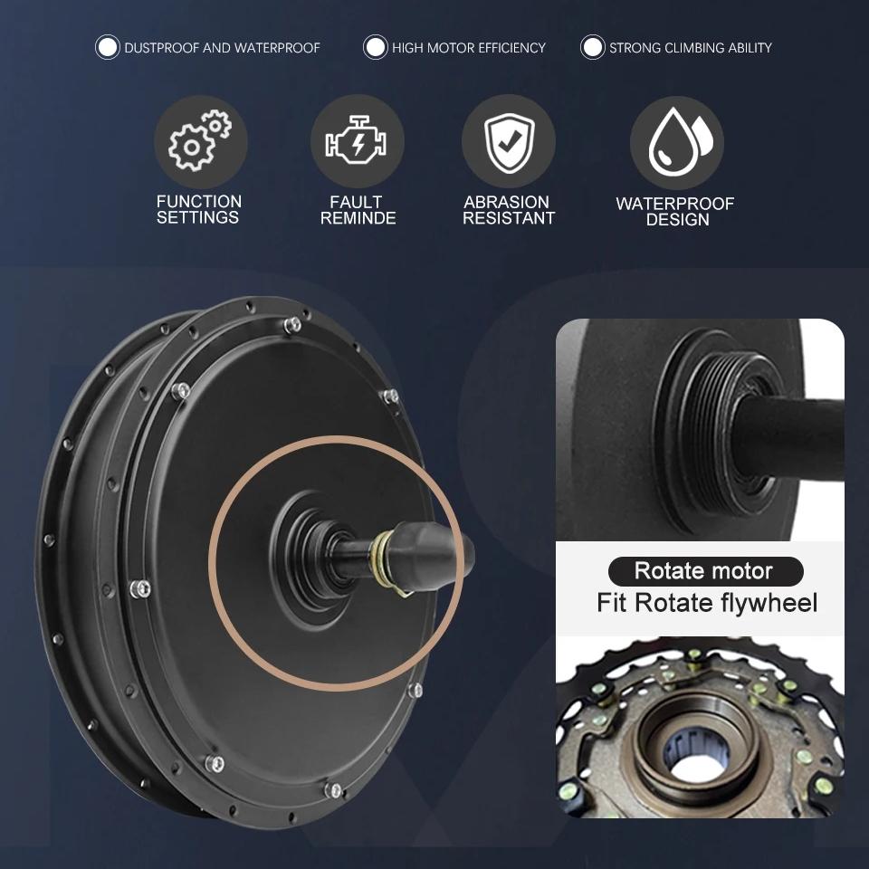 New Upgrade Ebike Conversion K - 72V 5000W Hub Motor Kit ulasan dan harga