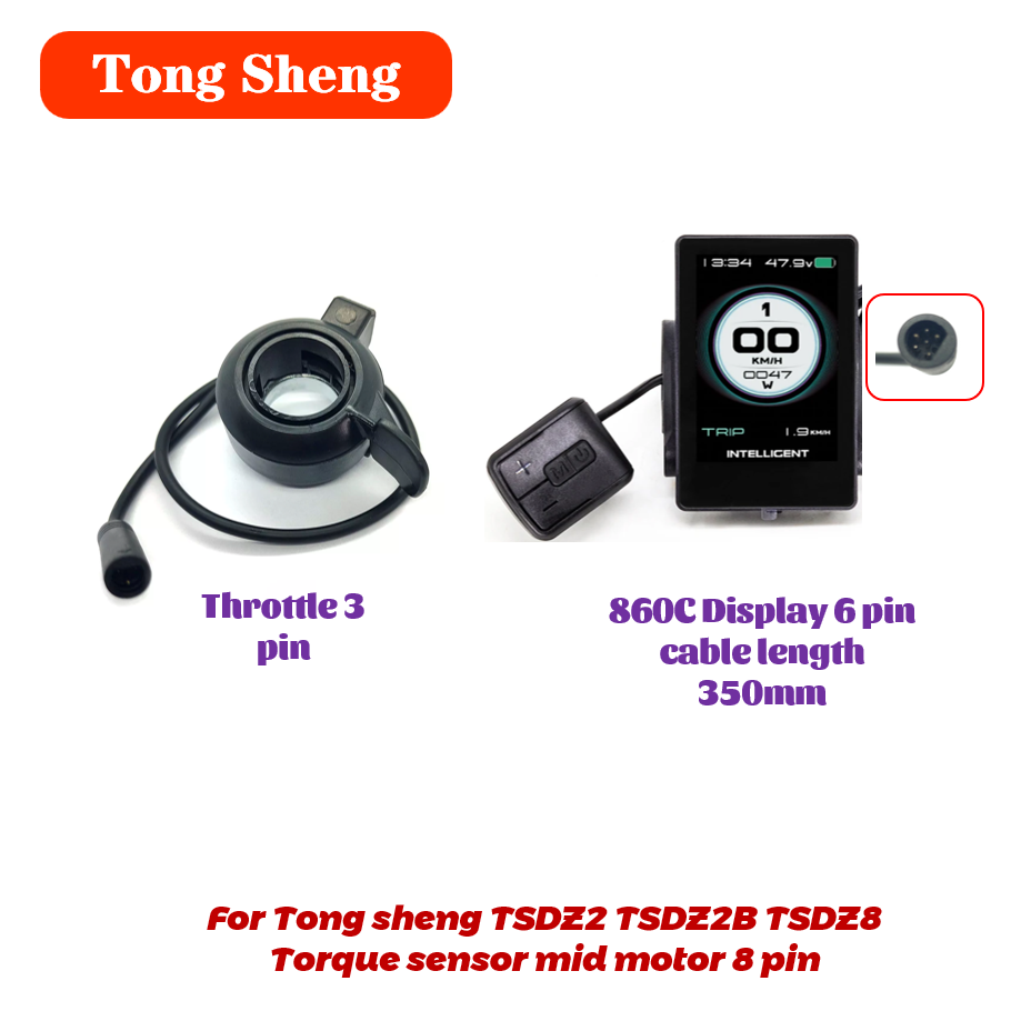 Tongsheng TSDZ2 TSDZ2B Throttl - Tongsheng Tsdz2B Mid Drive Motor ulasan dan harga