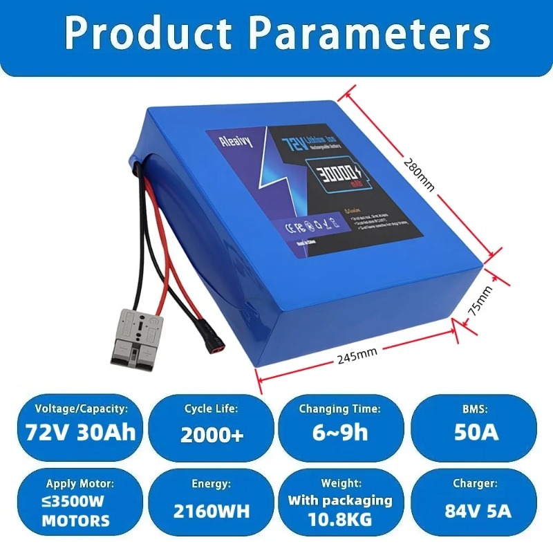 21700 72V Battery 20S4P 20AH 2 - Electric Bicycle Battery 72V 30Ah ulasan dan harga