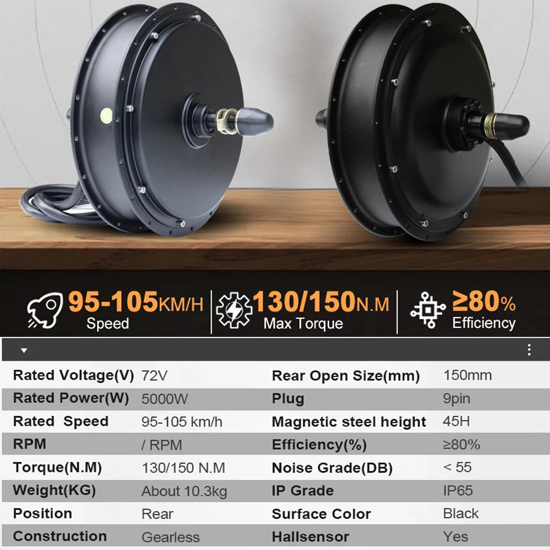 New MTX39 72V 5000W EBike Conv - 72V 5000W Hub Motor Kit ulasan dan harga