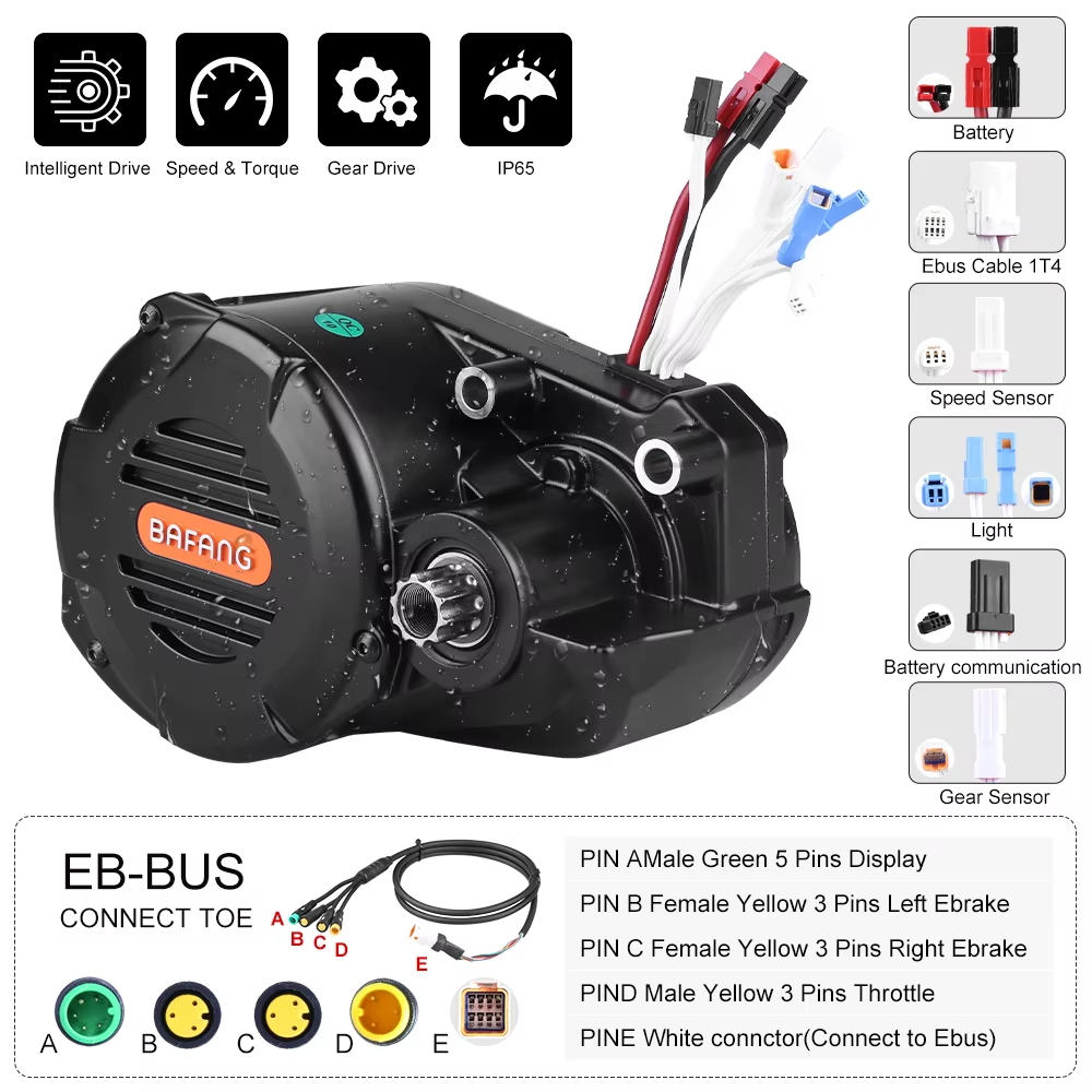 Bafang M620 G510 48V 52V 1000W - Mid Drive Motor Kit 52V 1000W ulasan dan harga