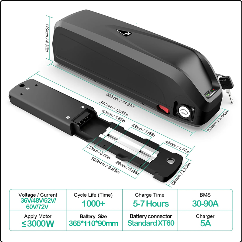 72v ebike battery 3000w 60ah e - Electric Bicycle Battery 72V 30Ah ulasan dan harga
