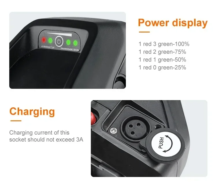 Liitokala 48V Electric Bicycle - Ebike Battery 48V 20Ah Hailong ulasan dan harga
