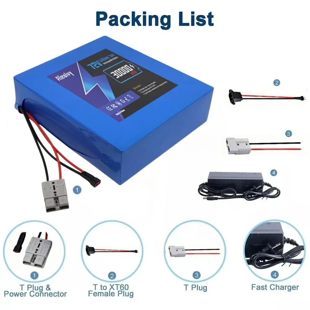72V 30Ah High Power Fast Charg - Electric Bicycle Battery 72V 30Ah ulasan dan harga