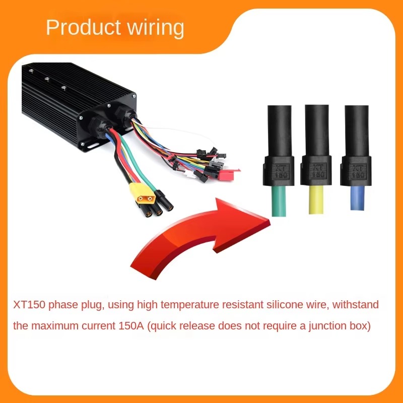 3000W 5000w Electric Vehicle C - Sine Wave Controller 48V 72V 80A ulasan dan harga
