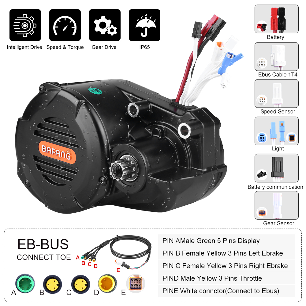 Bafang M620 G510 48V 52V 1000W - Mid Drive Motor Kit 52V 1000W ulasan dan harga