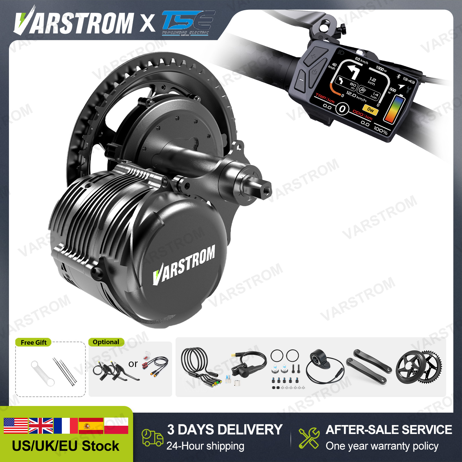 [US 3 Days Fast delivery] Tong - Tongsheng Tsdz2B Mid Drive Motor ulasan dan harga