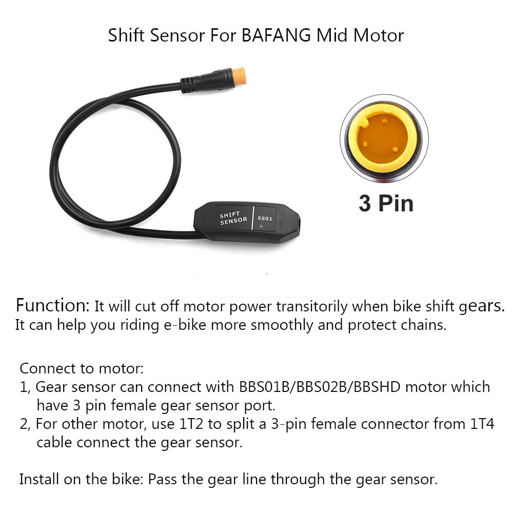 E-bike Gear Shift Sensor for B - Bafang Bbs02B 48V 750W Mid Drive Kit ulasan dan harga