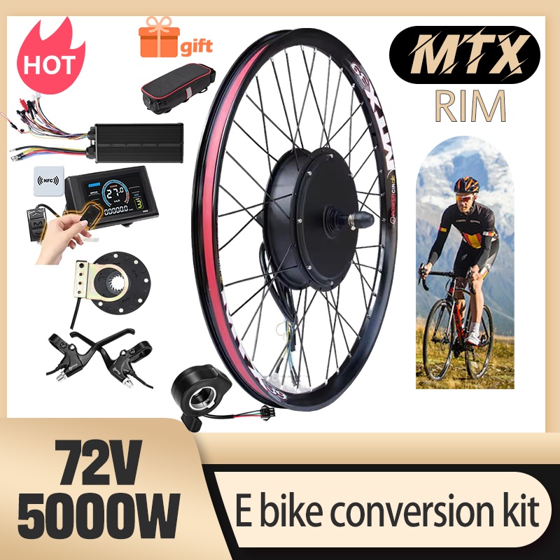 MTX39 E bike Conversion Kit 72 - 72V 5000W Hub Motor Kit ulasan dan harga
