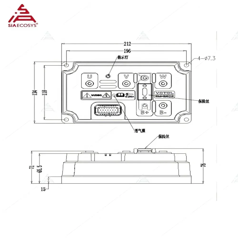 Gold SellerVotol EM260SGTP-CAN - Programmable Bldc Motor Controller 96V ulasan dan harga